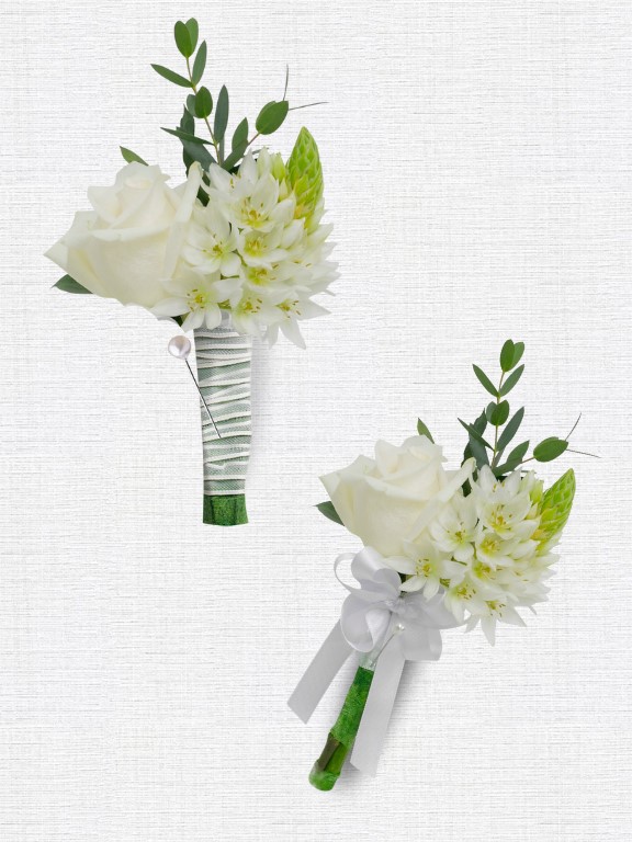 WHIMSICAL 7 - 16 CORSAGE & BOUTONNIERE